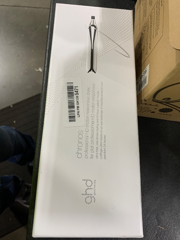 Photo 1 of ghd Chronos Smart Flat Iron Hair Straightener, White