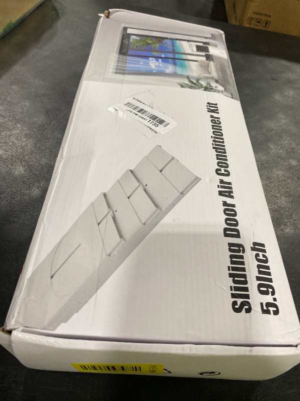 Photo 1 of Portable Sliding Door Air Conditioner Kit, New Upgrade Door AC KIT, Adjustable AC Sliding Door Vent Kit 16.9 Inches - 90 Inches, with 2pack 3m seal, Suit for 5.9''/15cm Exhaust Hose