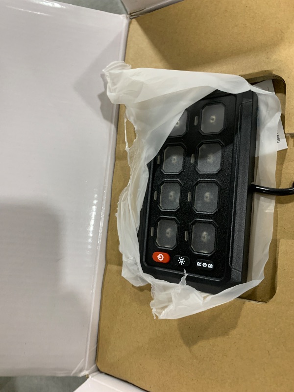 Photo 1 of MICTUNING P1B RGB 8 Gang Switch Panel