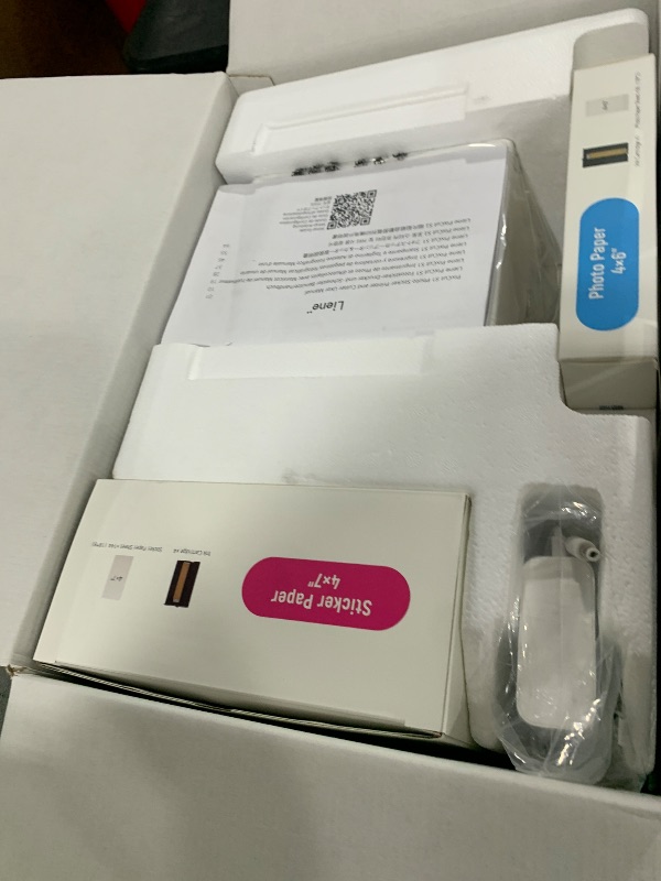 Photo 1 of Liene PixCut S1 Inspire Kit - All-in-One Color Sticker Printer & Cutting Machine, Thermal Dye-Sublimation Photo Printer, 300 DPI, Color Label Maker with 180 Sheets (36 Photo + 144 Sticker Paper)