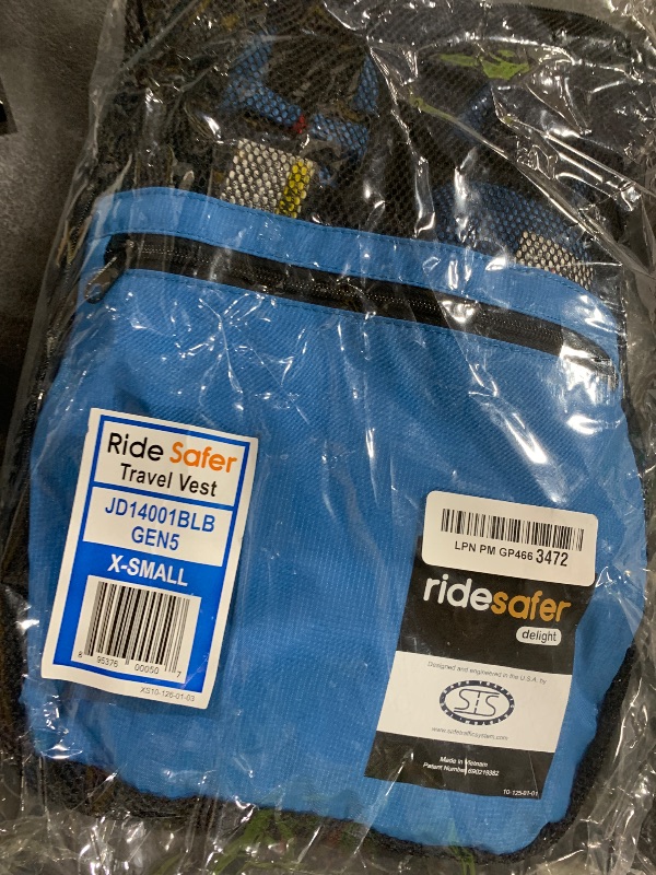 Photo 1 of RideSafer Gen 5 Car Seat Vest - XS Blue