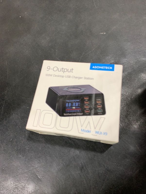 Photo 1 of ASOMETECH 100W 8-Port USB Charging Station
