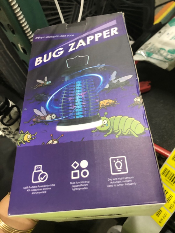 Photo 1 of Xriba Cordless Bug Zapper Outdoor - 4200V Electric Mosquito Zapper