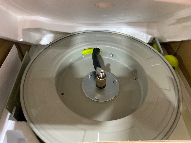 Photo 1 of MINGLE Retractable Pressure Washer Hose Reel - 100ft