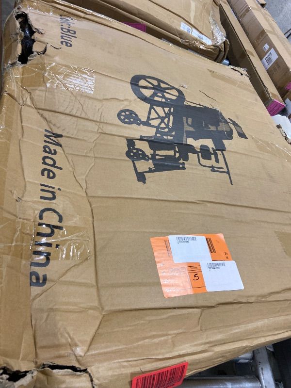 Photo 1 of Chair is damaged. Both handles are bent downward and chair cannot be pushed.--------------------------NON-FUNCTIONAL, PARTS ONLY
-----------------------------------------------WCZYMX Pediatric Wheelchair - Full Reclining Transport Chair for Kids (Blue)