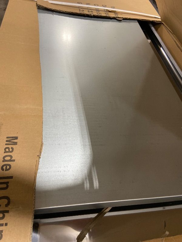Photo 1 of Stainless Steel Table for Prep & Work, 24x70 Inches, Metal Commercial Heavy Duty Table with Adjustable Under Shelf for Restaurant, Home and Hotel