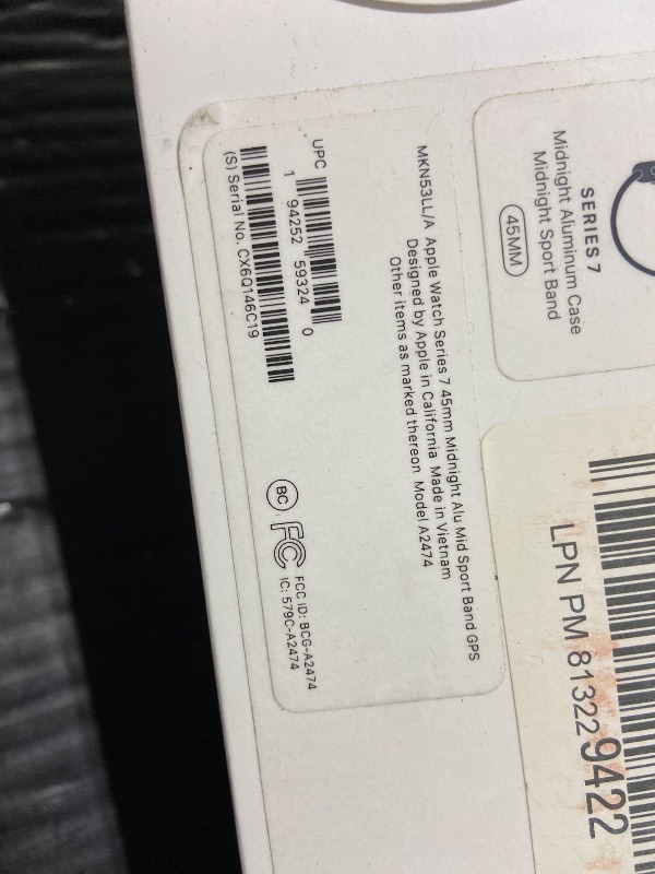 Photo 1 of Apple Watch Series 7 GPS 45mm Smartwatch