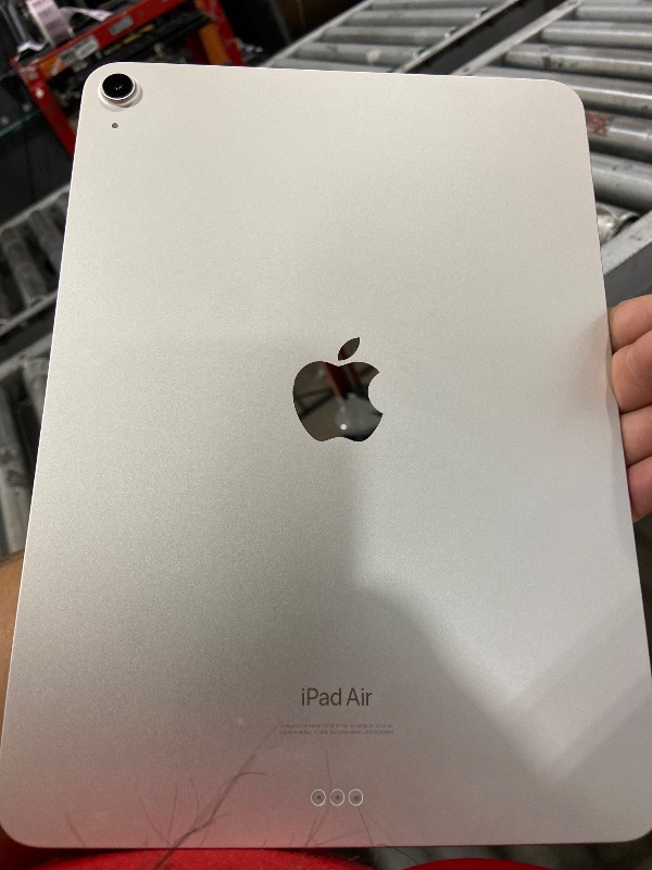 Photo 1 of Apple iPad Air (5th Generation): with M1 chip, 10.9-inch Liquid Retina Display, 64GB, Wi-Fi 6, 12MP front/12MP Back Camera, Touch ID, All-Day Battery Life – Starlight