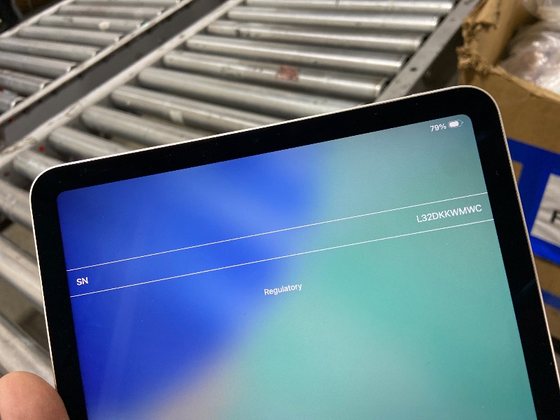 Photo 1 of Apple iPad Air (5th Generation): with M1 chip, 10.9-inch Liquid Retina Display, 64GB, Wi-Fi 6, 12MP front/12MP Back Camera, Touch ID, All-Day Battery Life – Starlight
