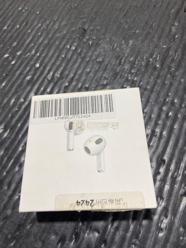 Photo 1 of Apple AirPods (3rd Gen) Wireless Earbuds