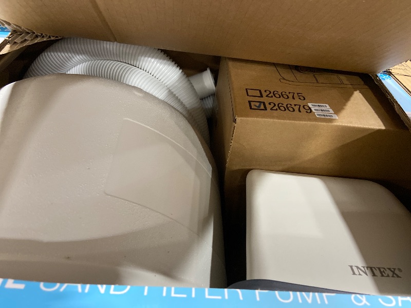 Photo 1 of INTEX Krystal Clear 2,650 GPH Sand Filter Pump for Above Ground Pools