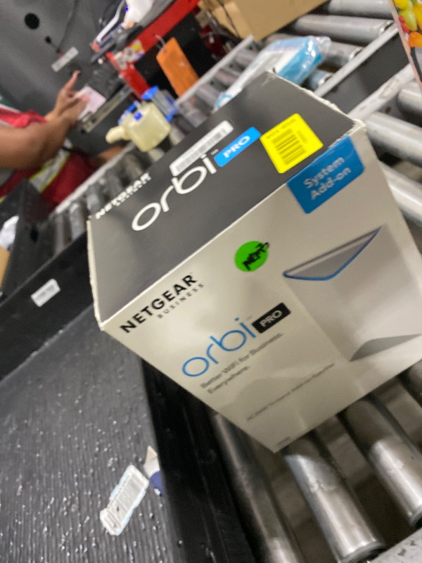 Photo 1 of Netgear SRS60-100NAS Orbi Pro by NETGEAR – AC3000 Tri-band WiFi Network Satellite Access Point for Business, Adds up to 2,500 sqft, No complicated wiring, Business Traffic & Network Separation (SRS60)
