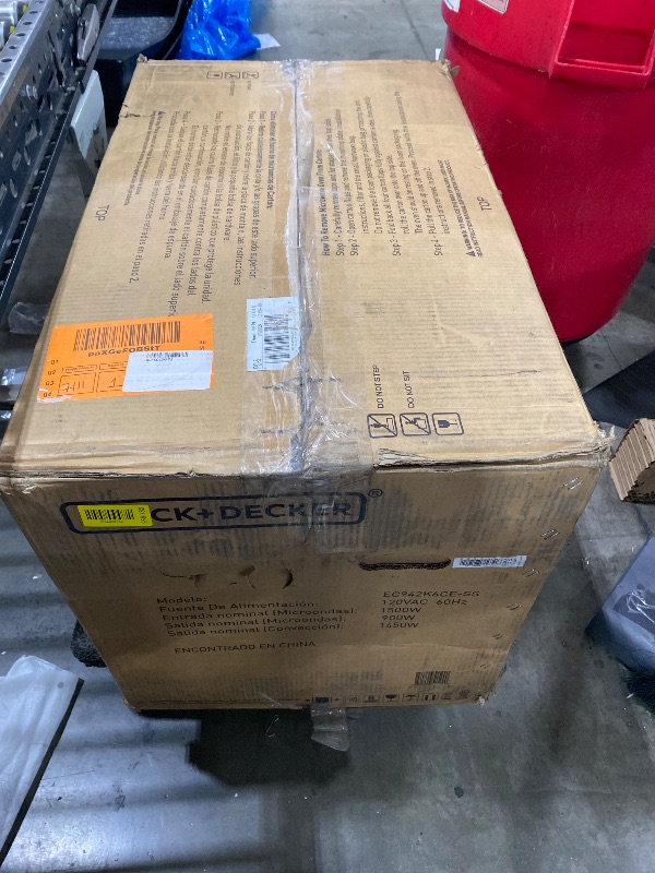 Photo 1 of BLACK+DECKER 1.5 Cu.Ft. Over-the-Range Microwave Oven with Air Fryer