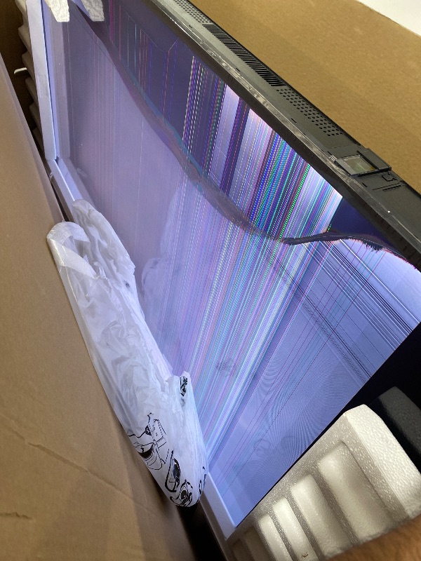 Photo 1 of BROKEN SCREEN 
LG 75-Inch Class QNED evo AI QNED84B Series Mini LED 4K Smart TV w/HDR10, AI Super Upscaling 4K, Filmmaker Mode, Wow Orchestra, Compatible with Alexa (75QNED84BUA, 2026)