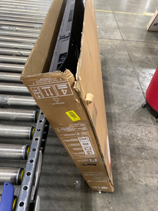Photo 1 of BROKEN SCREEN 
LG 75-Inch Class QNED evo AI QNED84B Series Mini LED 4K Smart TV w/HDR10, AI Super Upscaling 4K, Filmmaker Mode, Wow Orchestra, Compatible with Alexa (75QNED84BUA, 2026)