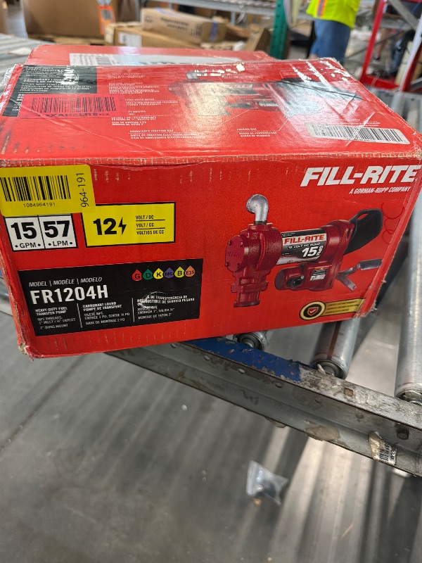 View 2 of [See notes] Fill-Rite FR1204H 12V 15 GPM Fuel Transfer Pump