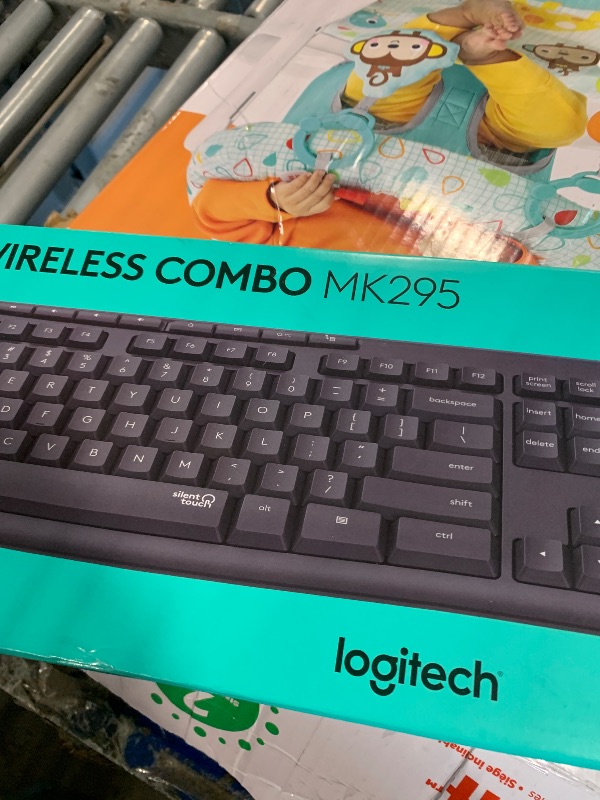 View 2 of [MISSING USB RECEIVER] Logitech MK295 Silent Wireless Keyboard and Mouse Combo - Graphite