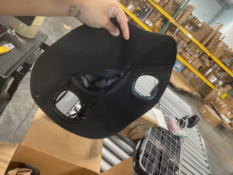 Photo 1 of [Fan Broken] KOSIMI Solar Powered Fan Hat with Wide Brim