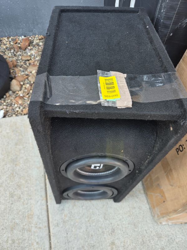 View 3 of [Non-Functional] CT Sounds Dual 8” 1600W Loaded Tropo Series Ported Car Subwoofer Box - TROPO-2X8D4