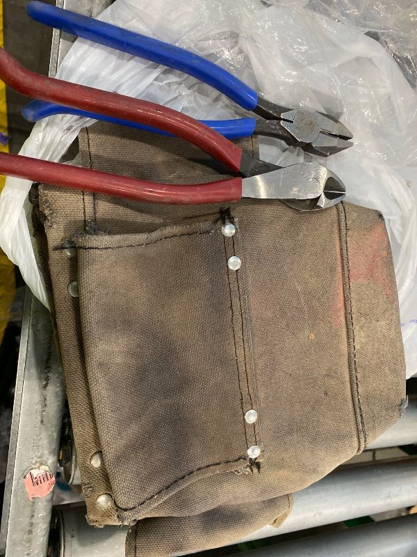 View 3 of '''VERY USED'''' Klein Tools 3-Piece Ironworker Kit with Tool Bag