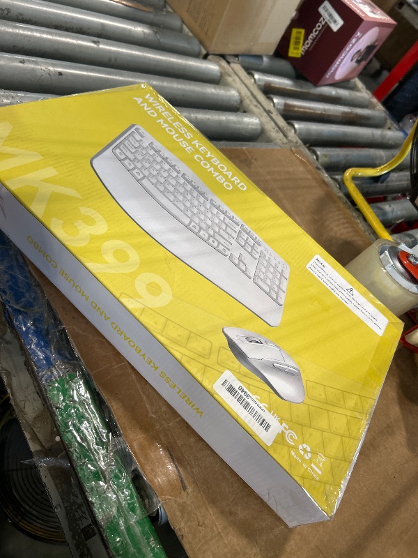 View 2 of **View Clerk Notes**ULSOU Wireless Keyboard and Mouse Combo - White