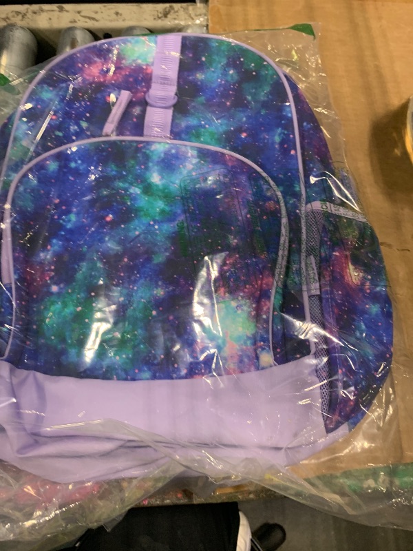 View 2 of [ZIPPER IS TORN] Choco Mocha Kids Galaxy Backpack 17 Inch