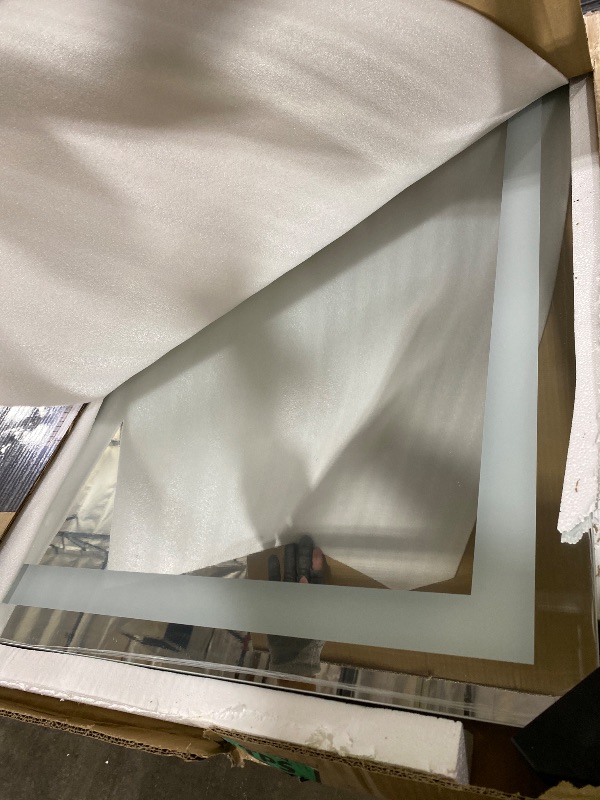 Photo 1 of LOAAO 36"X36" LED Bathroom Mirror with Lights, UL Listed