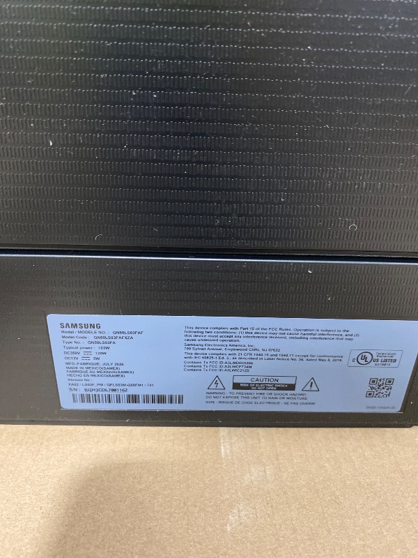 Photo 1 of Samsung 50-Inch Class The Frame LS03F 4K QLED Smart TV (2025 Model) Slim Fit Wall Mount, Modern Frame Design, NQ4 AI Gen2 Processor, Art Mode, Artful Picture Quality, Samsung Vision AI, Alexa Built-in