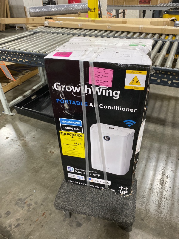 Photo 1 of GrowthWing 14,000 BTU Smart WiFi Portable Air Conditioner