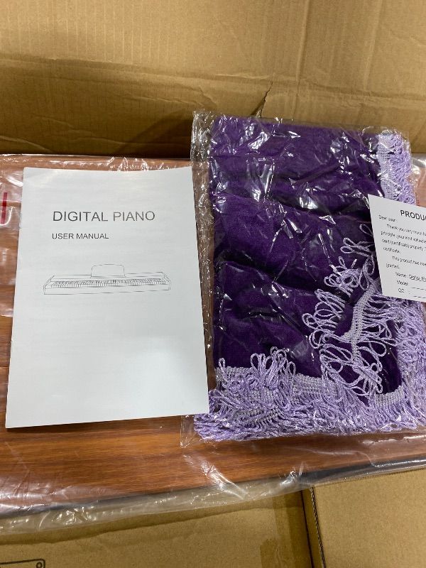 Photo 1 of KUMENG Digital Piano 88 Key Weighted Keyboard Full-Size Desk Electric Piano