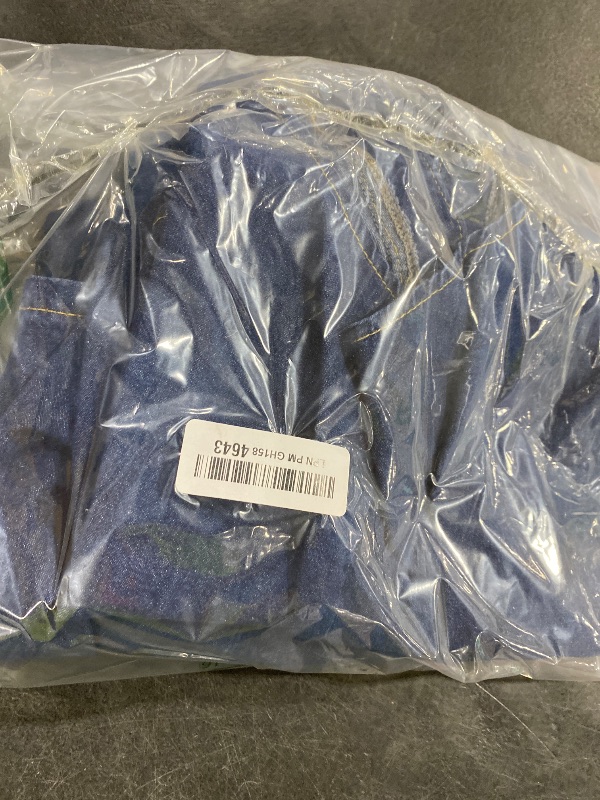 Photo 1 of Bufushaoh Women's 2 Piece Denim Set - Navy, Small