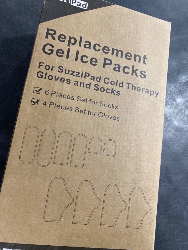 Photo 1 of SuzziPad Replacement Ice Gel Packs (10-Piece Set), L, Purple