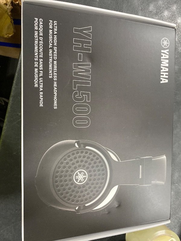 View 2 of Yamaha YH-WL500 Wireless Over-Ear Headphones - Black