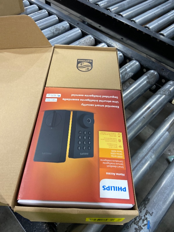 Photo 1 of Philips WiFi Keypad Deadbolt with Handle, Matte Black