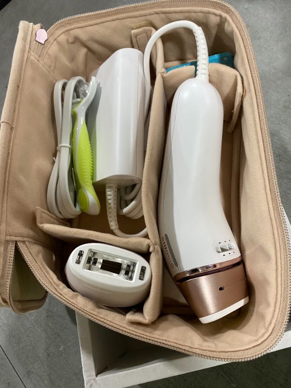 Photo 1 of Braun Skin i-Expert Smart IPL PL7219 at Home Laser Hair Removal for Women and Men with App, Premium Pouch, Venus Razor, 2 Smart Heads, Facial Trimmer
