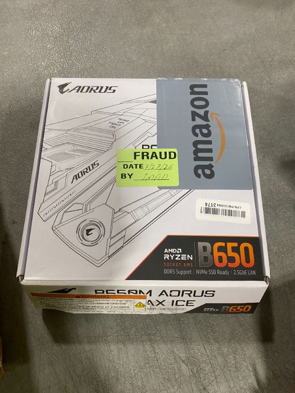 Photo 1 of Gigabyte B650M GAMING X AX AMD AM5 Socket Motherboard, Micro-ATX, 4x DDR5 Slots, 2x M.2 Sockets, 2x USB-C Port, Fitted I/O Shield, 2.5GbE LAN, Wi-Fi 6E, 1x DisplayPort / 1x HDMI Port