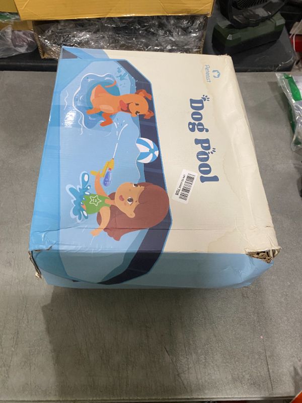 Photo 1 of Peteast Foldable Hard Plastic Dog Pool - Large