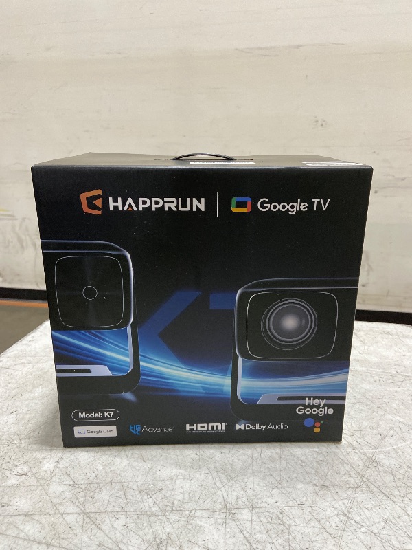 Photo 1 of HAPPRUN Official Google TV Outdoor Projector