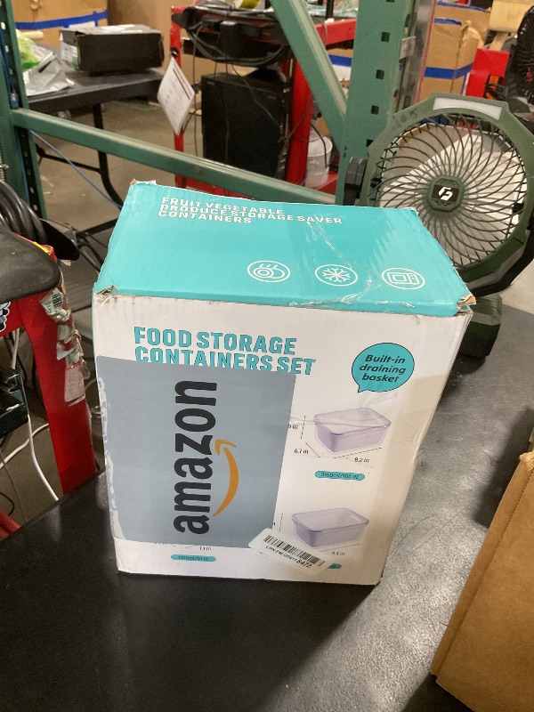 Photo 1 of 5 Pack Fruit Storage Containers for Fridge, Plastic Fruit Containers Set