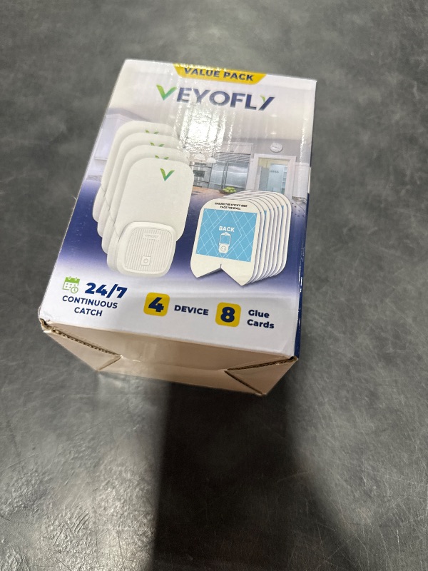 Photo 1 of VEYOFLY Indoor UV Insect Trap (4 Devices + 8 Refills)