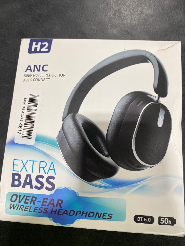 Photo 1 of MMWOWARTS Hybrid Active Noise Cancelling Bluetooth Headphones