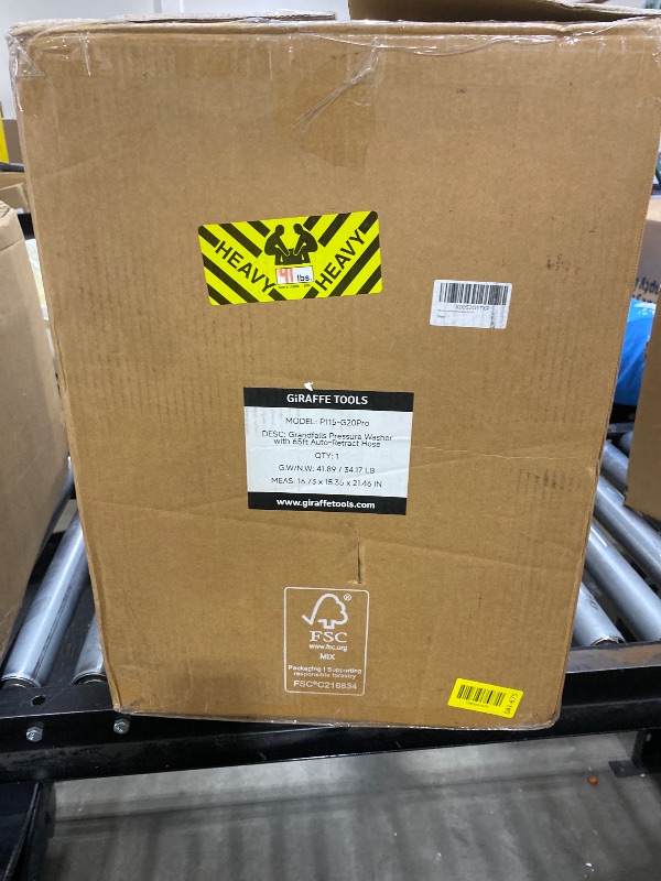 Photo 1 of Giraffe Tools G20 Wall Mounted Pressure Washer, 2500 PSI, 65FT Hose