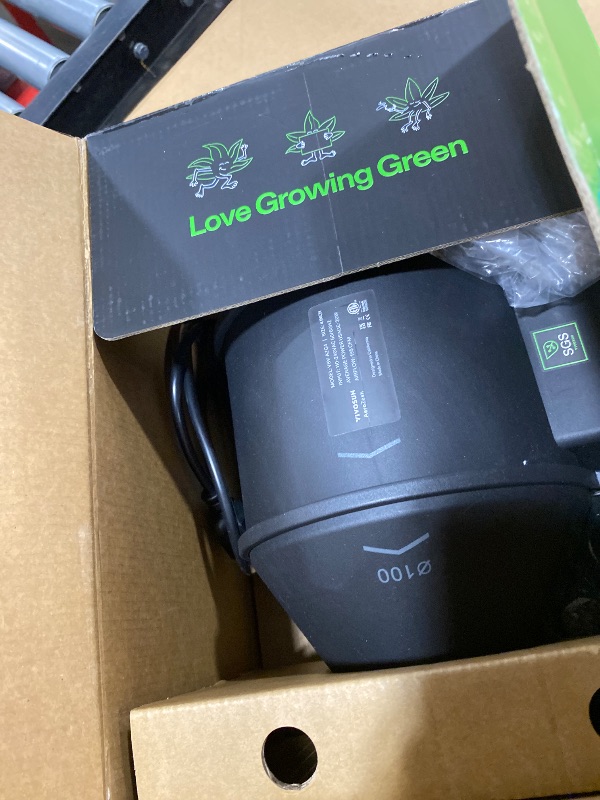 Photo 1 of VIVOSUN G4 4" Inline Fan, 195 CFM