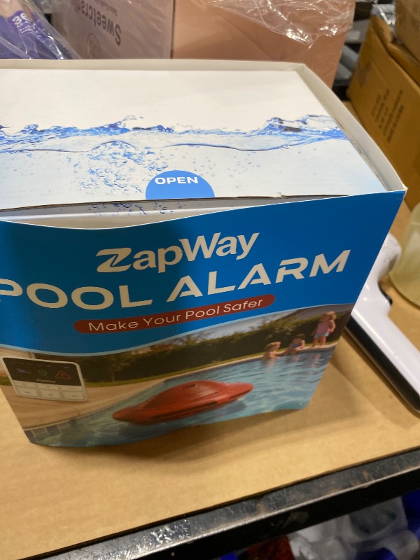 Photo 1 of ZapWay Pool Alarm with Indoor Receiver, 110dB Floating Safety Alarm, Blue