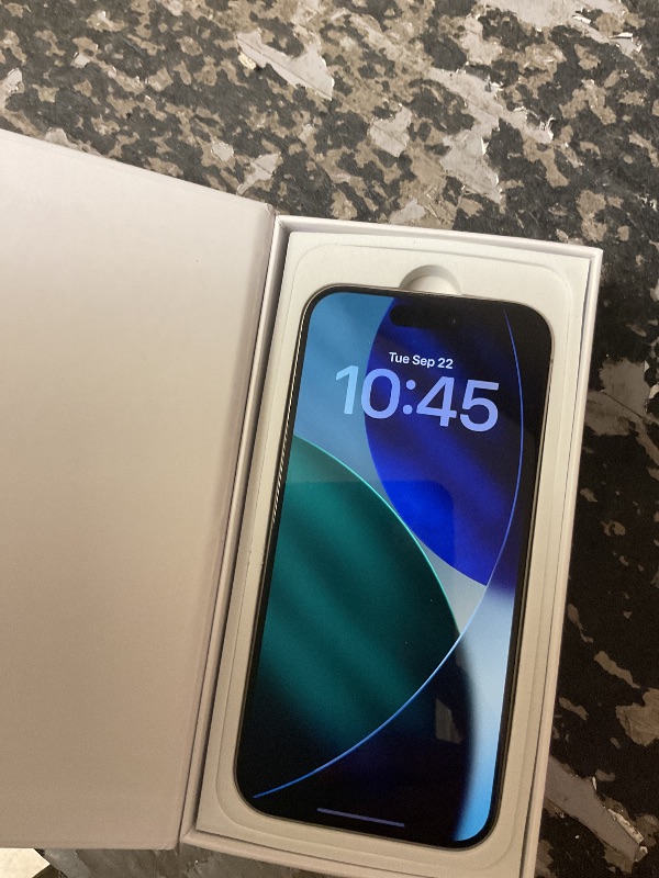 Photo 1 of Apple iPhone 15 Pro, 256GB, Natural Titanium