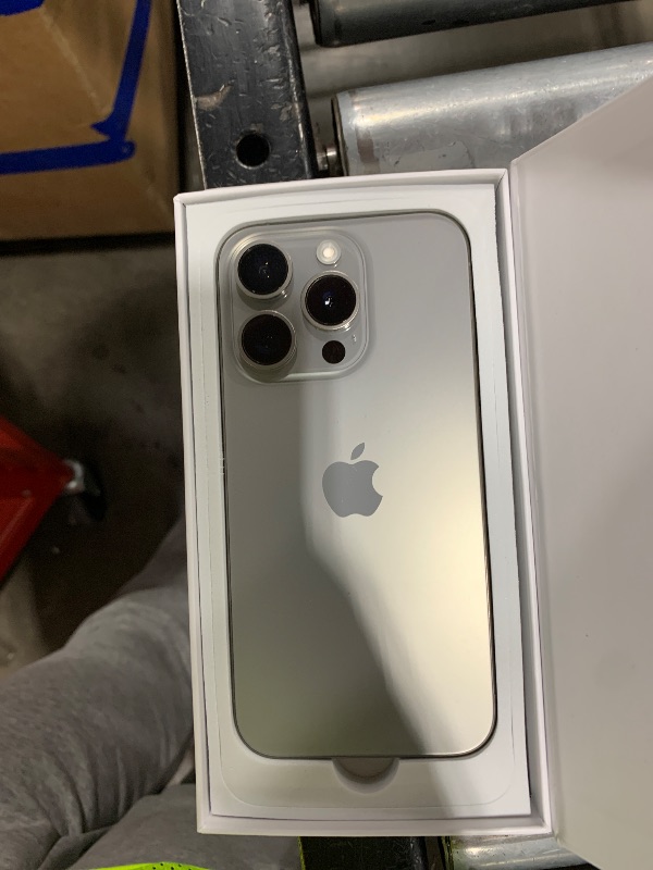 Photo 1 of Apple iPhone 15 Pro, 256GB, Natural Titanium