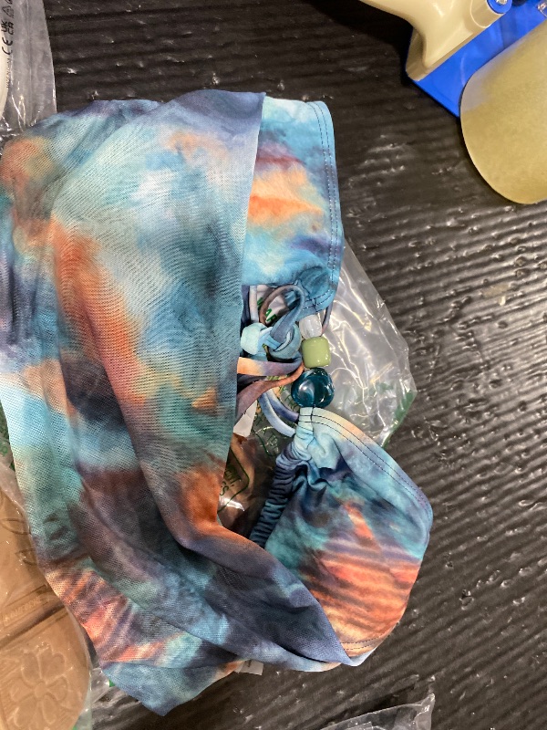Photo 1 of zaful blue bikini top with bottoms size small