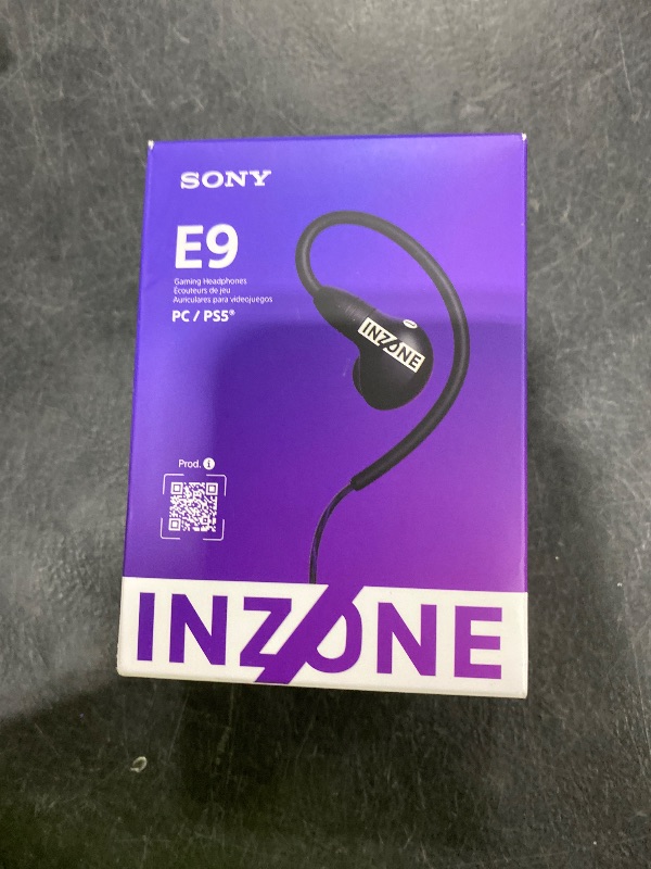 Photo 1 of Sony INZONE E9 Wired Gaming In-Ear Monitors - Black