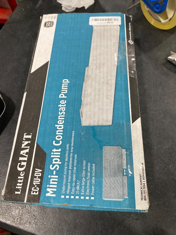 Photo 1 of Little Giant EC-1U-DV Mini-Split Condensate Pump