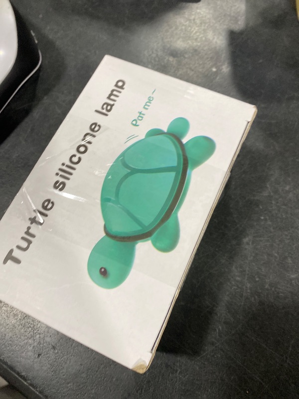 Photo 1 of Turtle Night Light, Sea Turtle Gifts, Cute Soft Silicone Squishy LED Lamp with 7 RGB Colors , Dimmable, Timer, Touch Control, Kids' Bedroom Decor, Gift for Children, Breastfeeding Nursery Birthdays